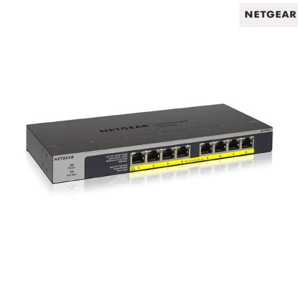 Netgear GS108LP 8-Port PoE Gigabit Ethernet Switch